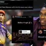 KKR Fans Call for Gautam Gambhir Return Amidst Dwayne Bravo Maldives Controversy
