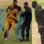 Babar Azam Copies MS Dhoni’s Fan-Avoidance Moment, Becomes a Joke as Pitch Invader Gets Beaten