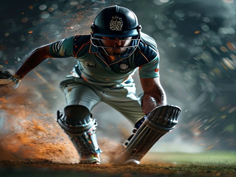 KKR Fans See Gautam Gambhir's Legacy in Ajinkya Rahane's Bold Captaincy 6 Close-up of an aggressive cricket field setting with a close-in fielder at short leg wearing a helmet.